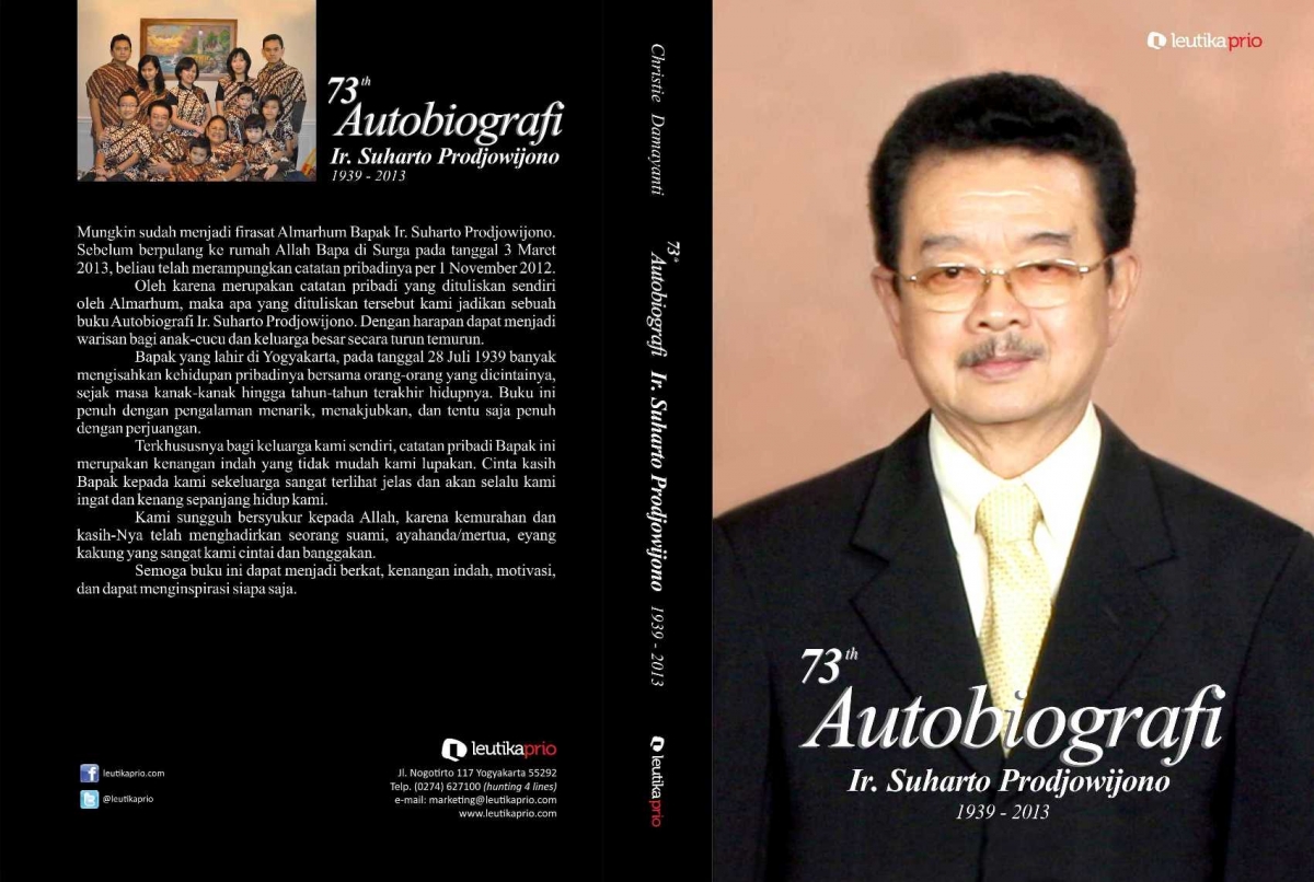 Launching Buku : "Autobiografi Ir.Suharto Prodjowijono ...