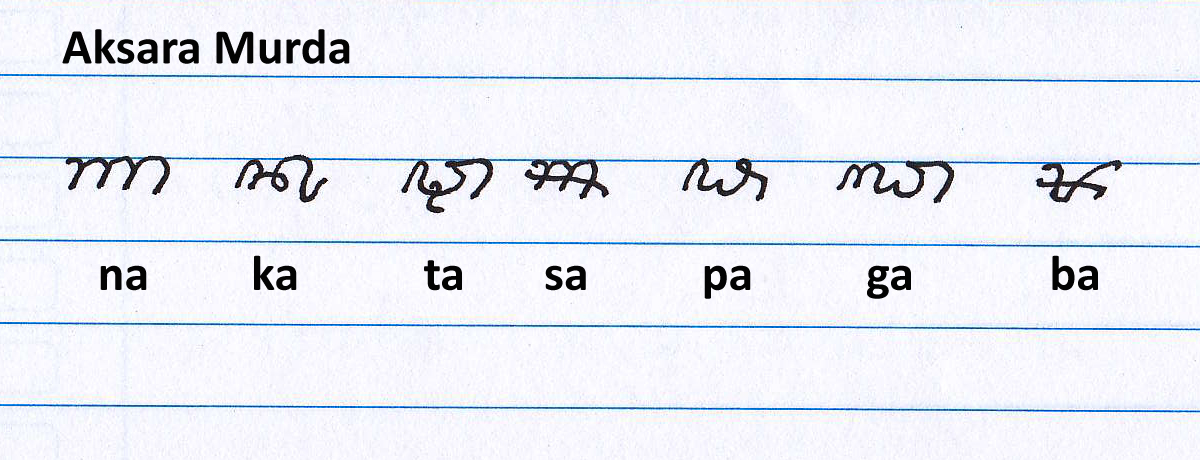 Belajar Aksara Jawa (5) oleh Philipus Dellian Agus Raharjo  Belajar Aksara Jawa (5) oleh Philipus Dellian Agus Raharjo