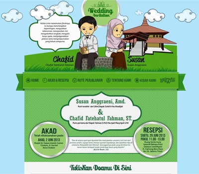 Undangan Pernikahan Online Memangkas Anggaran Pernikahan