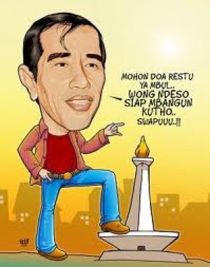 Contoh Gambar Karikatur Soekarno #9