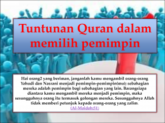 Memilih Pemimpin Seiman Bukanlah Sara Kompasiana Com