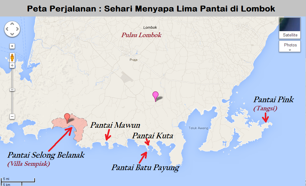 Sehari Menyapa Lima Pantai Di Lombok Halaman All