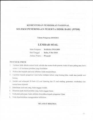 Contoh Soal Masuk Sma Favorit Dan Jawabannya Dapatkan Contoh