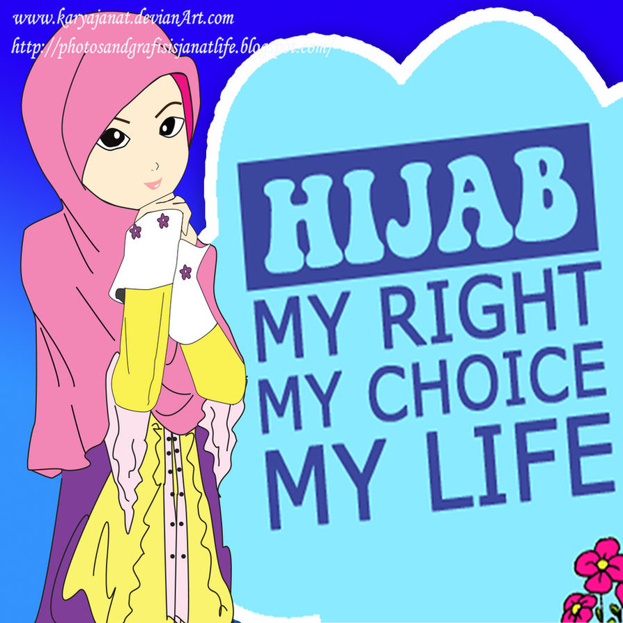 Kumpulan Gambar Kartun Muslimah Cantik Berjilbab Kantor Meme