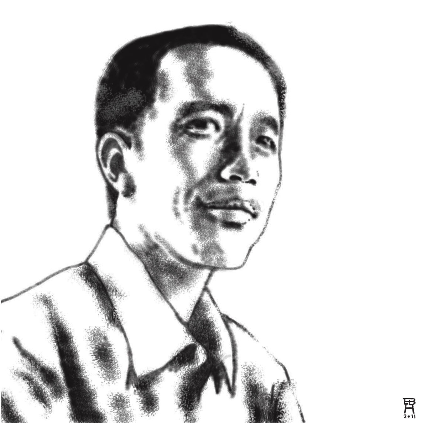 Sketsa Gambar Jokowi | Garlerisket