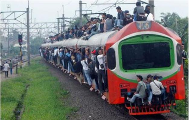 Gambar Cerita Tukang Ojek Tentang Kereta Api Oleh El 