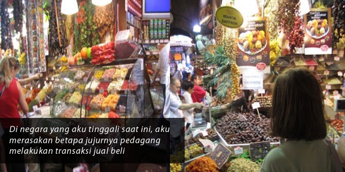 Gambar Transaksi Jual Beli Di Pasar 