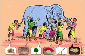 Enam Buta Seekor Gajah Versi Oleh Indra Wibisana Gambar