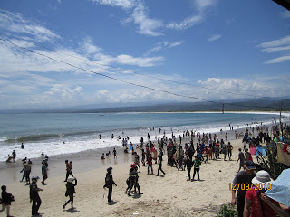 Pantai Santolo Garut Kompasianacom