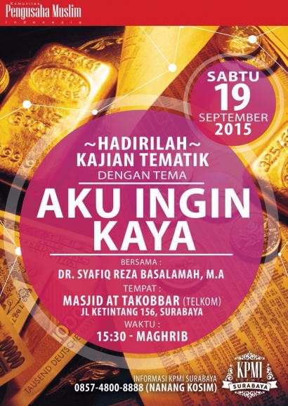 Aku Ingin Kaya Catatan Kajian Ustadz Syafiq Riza Basalamah Di Surabaya Halaman 1 Kompasiana Com Aku Ingin Kaya Catatan Kajian Ustadz Syafiq Riza Basalamah Di Surabaya Halaman 1 Kompasiana Com