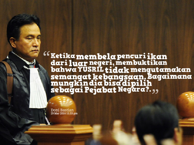 Yusril Professor Tapi Perilakunya Seperti Preman Halaman All Kompasiana Com