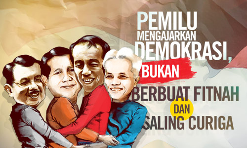 Prabowo Jokowi Sepakat Damai Indah Oleh Yuniar Amelia Gambar
