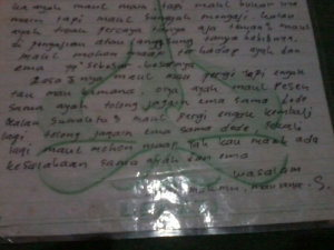 Surat 5 Hari Sebelum Meninggal Surat Untuk Ayah Dan Ema