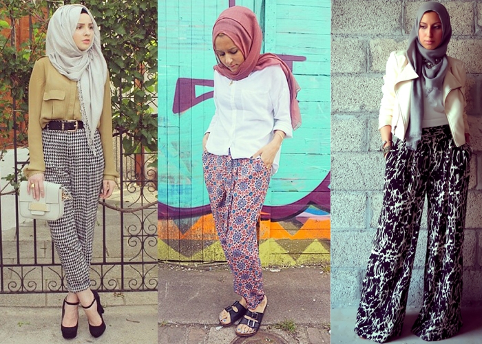Tampil Chic Dengan Hijab Dan Celana Bermotif Begini Cara Padu