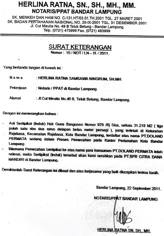 Kop Surat Ppat Contoh Kop Surat Kop Surat Ppat Contoh Kop Surat