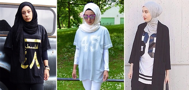 Saat Para Hijabers Memadukan T Shirt Oversized Dan Hijab Love It Or