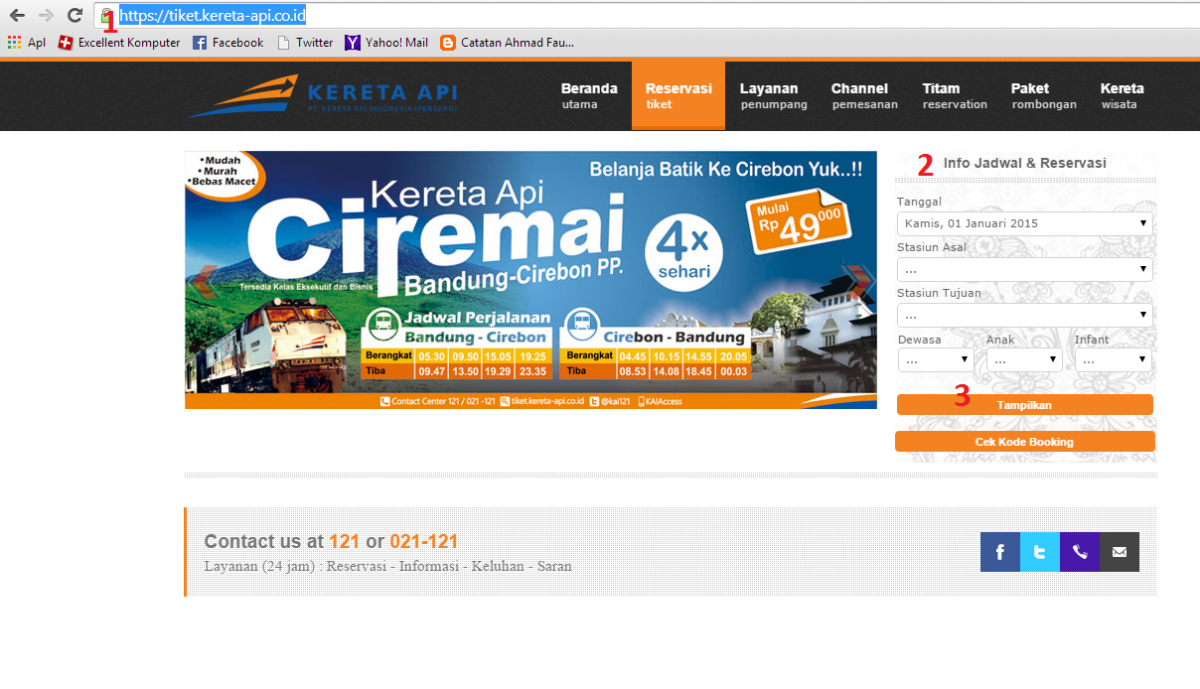 Cara Pesan Tiket Kereta dari Web Resmi PT KAI Halaman 1  Cara Pesan Tiket Kereta dari Web Resmi PT KAI Halaman 1