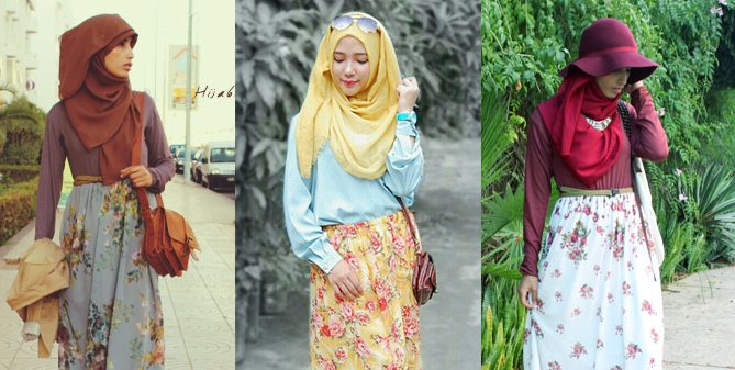 Intip 10 Inspirasi Ootd Dengan Rok Motif Bunga Tampil Lebih Menarik