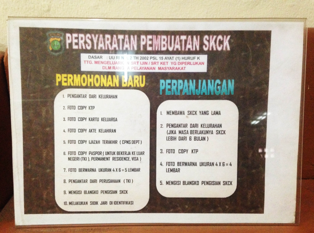 Perpanjangan skck Perpanjangan skck