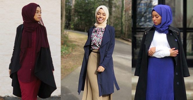 Gaya Padu Padan Rok Dan Long Outer Yang Terlihat Formal Oleh Biutifa