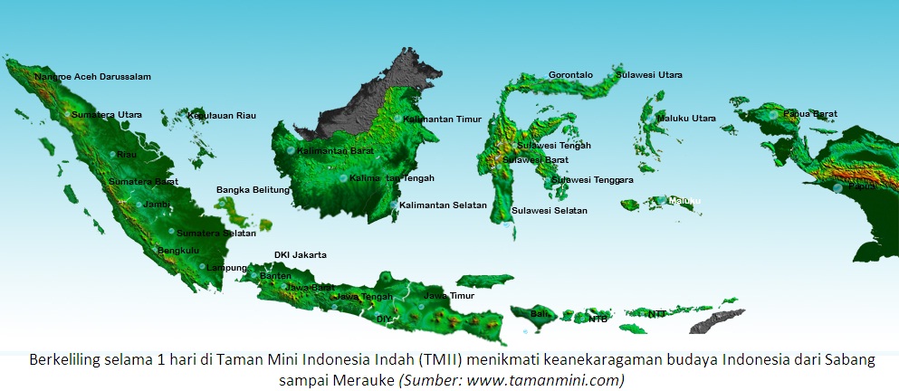 Taman Mini Indonesia Indah Tmii 40 Tahun Menyatukan