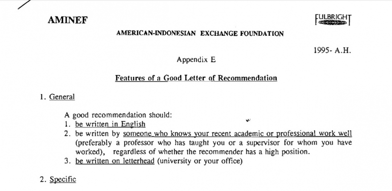 Mengupas Surat Rekomendasi Untuk Melamar Beasiswa