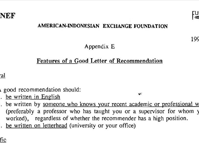 Contoh Surat Rekomendasi Beasiswa Dari Tokoh Masyarakat