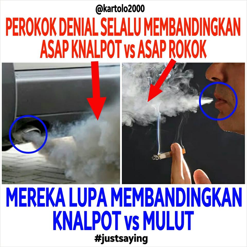 ASAP ROKOK Vs ASAP KNALPOT Oleh Cak Kartolo Kompasianacom