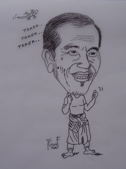 48+ Sketsa Gambar Jokowi, Spesial!
